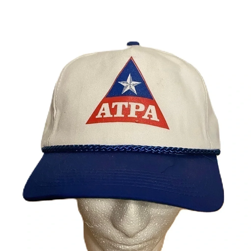 Vintage ATPA Rope SnapBack Hat American Tractor Pull Association Trucker